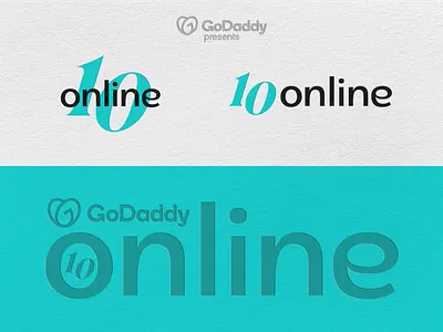 GoDaddy - 10 years of .online 3d art birthday brand identity branding clean design domain godaddy graphic design illustration logo minimal online render teal ui visual identity visualization website