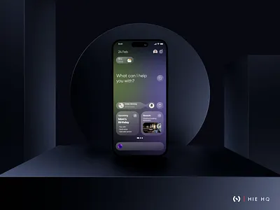 Orbyt - AI Assistant ai ai assistant ai chatbot ai os animation artificial intelligence dark theme glassmorph glassmorphism interface design ios iphone 13 modern ui motion graphics os travel ui ux