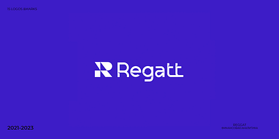 Regatt -financial analytics brand brandidentity branding design font identity illustration logo logotype ui