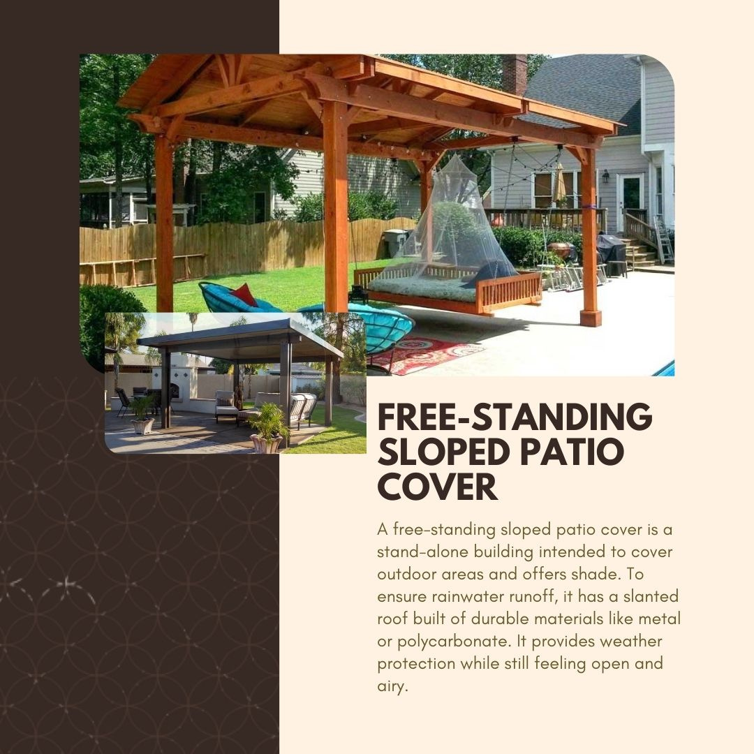 Complete Overview of Freestanding Sloped Patio Cover by New Dawn