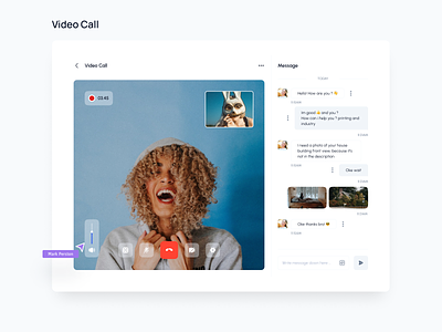 Video Call | Chat branding chat apps chat rooms chatbots chatting online chatting platforms chatting websites creative design free chat group chat live chat mobile chat private chat savina valeria design ui uidesign uxdesign video chat website
