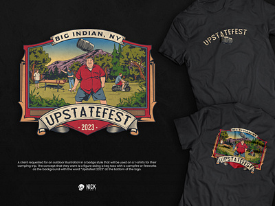 Upstafest T-shirt Design branding design hand drawing hand drawn illustration logo ui vector vintage vintage logo