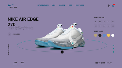 Nike redesign app branding design evgheniiconev graphic design illustration lizzardlab logo nike redesign ui vector