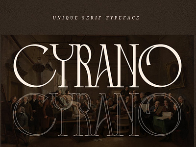 Cyrano - Unique Serif Typeface