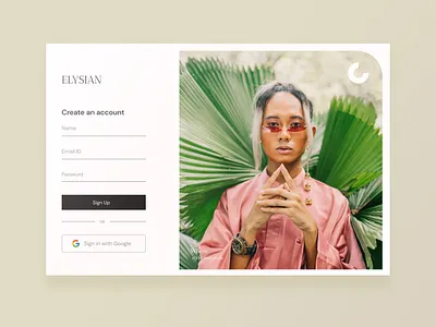Daily UI 001 - Sign Up dailyui fashion graphic design logo product ui ux web web design website