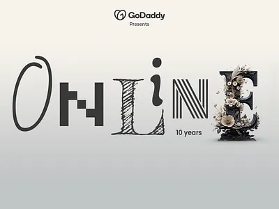 GoDaddy .online 10 year - Logo Design branding design graphic design logo