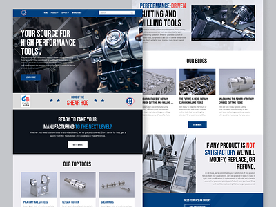 AB Tools inc Web Redesign carbide design graphic design manufacture manufacturing metal sport ui ui ux ux
