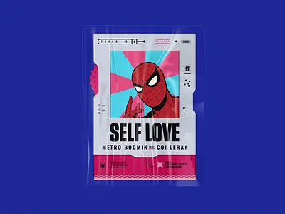 Self Love - Album Cover Design album ui card disco figma animation graphic design minimal motion graphics neo disco psychedelia ux