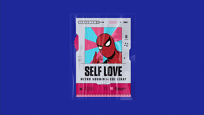 Self Love - Album Cover Design album ui card disco figma animation graphic design minimal motion graphics neo disco psychedelia ux