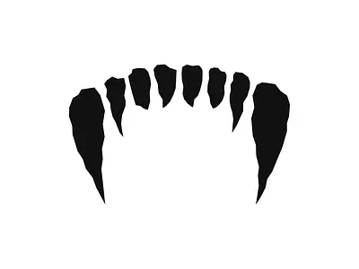 jaw logo. pancer x marco angry animal badger branding design dog grin honeybadger illustration jaw logo logotype teeth vector wolf
