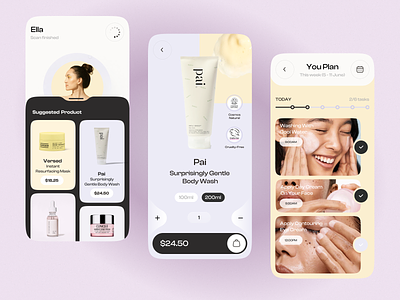 Beauty store - Mobile app app app design beauty e commerce ecommerce ecommerce app mobile app mobile app design mobile design mobile ui store