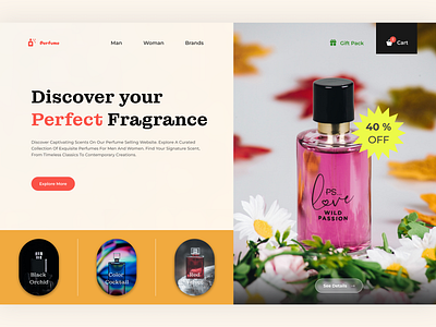 Louis Vuitton Perfume Website by Arthur K on Dribbble