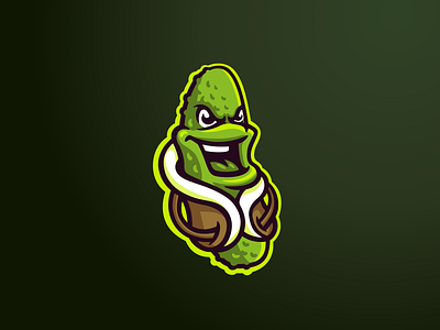 Cool Cucumber Logo brand branding coat cucumber for sale logo mark mascot nagual design sport