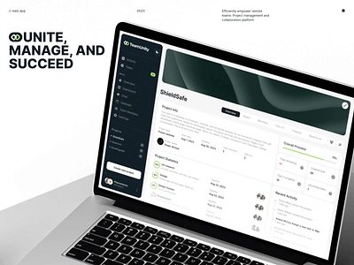TeamUnity - project management and collaboration platform design app management phenomenon platform product product design project management task manager ui ui design ux design uxui web web app web application web design web platform webapp webdesign website