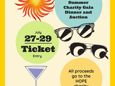 Summer Gala Poster artfromthekitchensink branding design flyer graphicdesign graphicdesigner graphics illustration