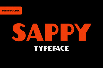 Sappy Sans branding children chunky design font graphic design illustration kids logo playful thick travel typeface vintage wide
