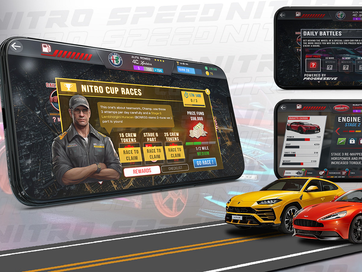 Game UI UX designs, themes, templates and downloadable graphic elements ...