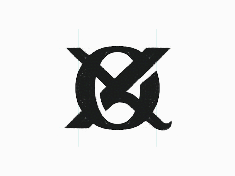 X and Q monogram logomark design sketching by @anhdodes 3d anhdodes anhdodes logo animation branding design graphic design illustration letter logo lettering logo logo logo design logo designer logodesign minimalist logo minimalist logo design motion graphics typography logo ui