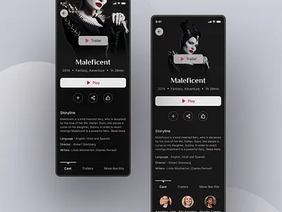 Mobile App Redesign - Netflix app design typography ui ux