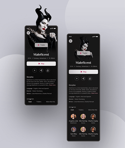 Mobile App Redesign - Netflix app design typography ui ux