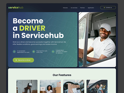 Vital Services for Basic Needs in Nigeria | Servicehub animation delivery app delivery service driver food order logistics motion ux web design