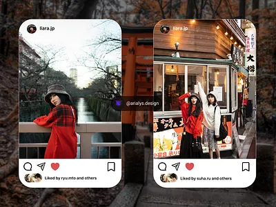 Publication style (Instagram) app branding creation design graphic design graphics illustration instagram ui userexperience userinterface ux