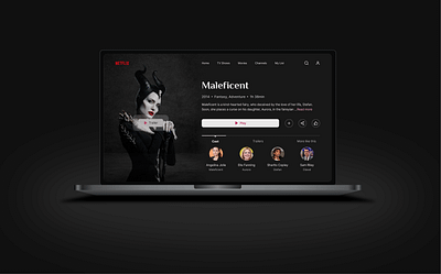 Website Redesign - Netflix design typography ui ux