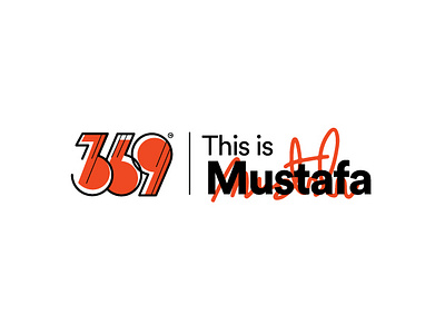 369 & This is Mustafa branding logo