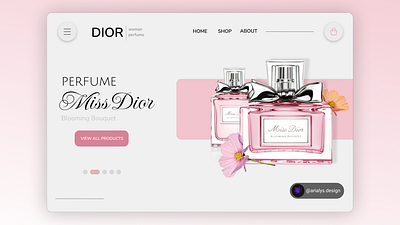 Perfume website UI app arialysdesign branding design graphic design illustration inspiration ios ui user experience userinterface ux web website
