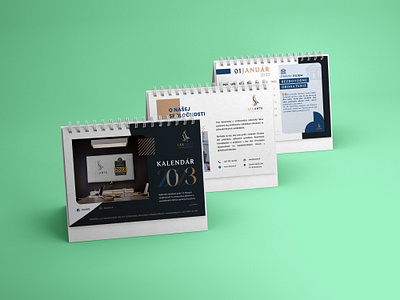 Law Firm & Advisory - Corporate calendar graphic design