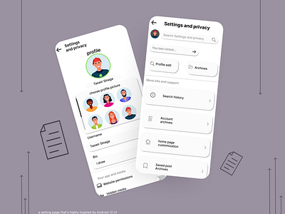 Setting Page daily UI app branding dailyui dark theme design fig figma graphic design illustration instagram light theme logo settings social social media ui ux vector