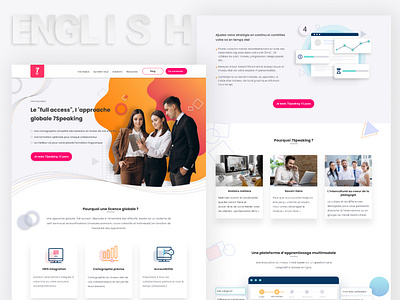 Language Learning Web Design designs, themes, templates and ...