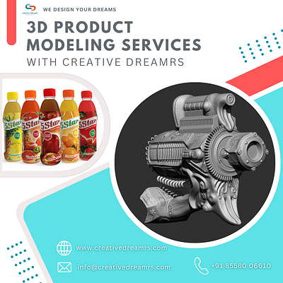 Incomparable 3D product modeling Mohali- CREATIVE DREAMRS 3d 3d des 3d modeling 3d rendering art design designing modeling visualization