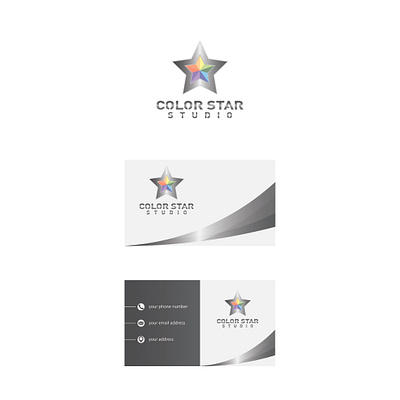 color star studio logo design art branding businesscard color colorful design digitalart graphic design illustration logo logodesign photo photograph star vector