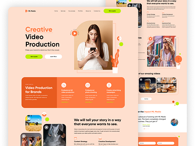 Video Production Company 4k 6k ads advertising branding camera campaign editing figma graphic design interaction movie photo product reels shooting social media story video videography