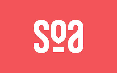 Soa, wordmark logo and branding asia branding design flat graphic design icon logo logo design minimal symbol vector wordmark