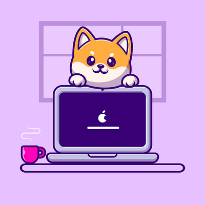 The office corgi after effects animation motion graphics
