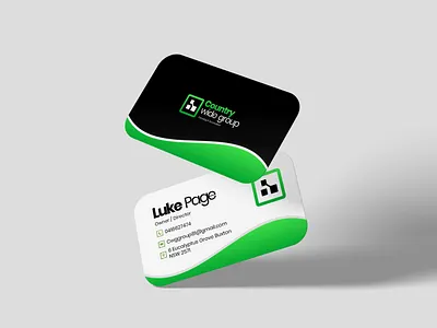 Country Wide Group Business Card 3d branding design graphic design illustration logo typography vector