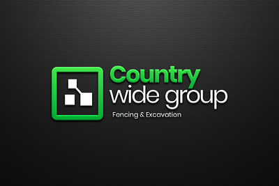 Country Wide Group Logo 3d branding design graphic design illustration logo typography vector