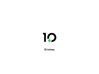 Celebrating 10 years 10 10yearsofonline design dribbble godaddy godaddypresents logo