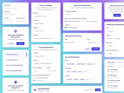 Design System and UI Components, Ed-Tech Platform ai buttons components components library dashboard dashboard elements design system dropdown edtech education job portal modal platform design saas search system ui elements ui kit ui pack ui style guide