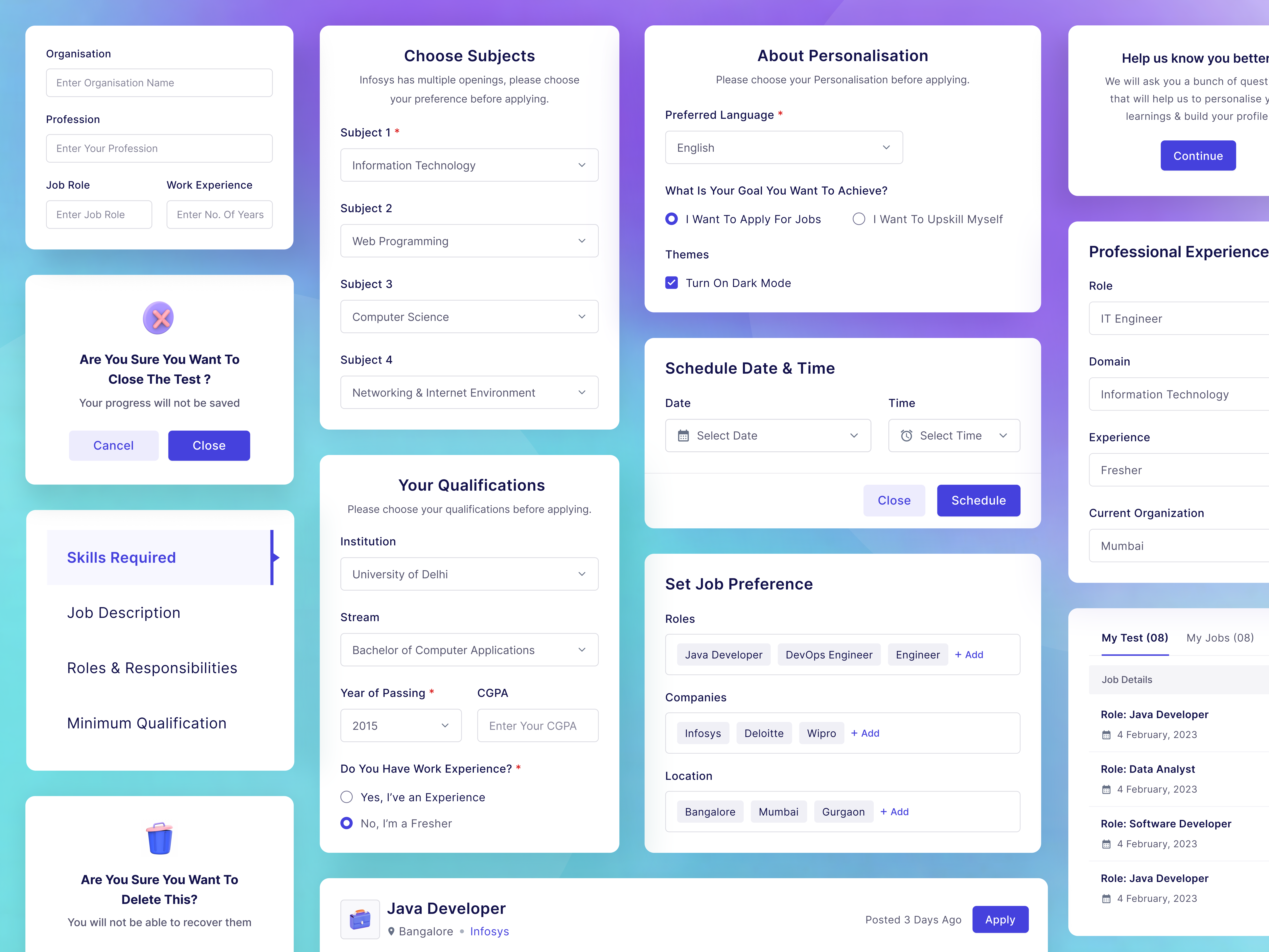 Example of UX Audit  5 Page/Screens