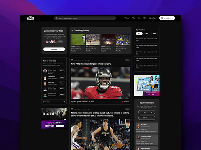 SMA - Sport Web App dominicanrepublic fantasysports mlb nba nfl sport webapp