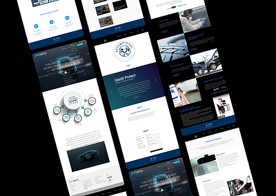 AMS Redesign design landing page ui ux visual identity web design web development website