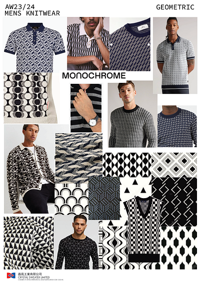 MENS KNITWEAR - GEOMETRIC geometric knitwear mens pattern