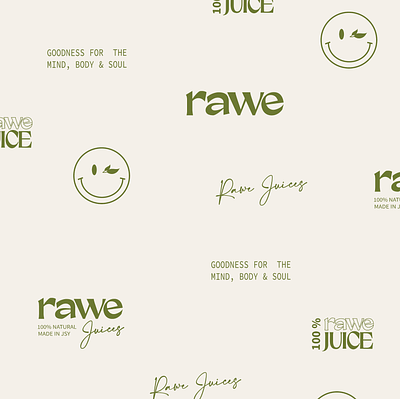 Branding, Packaging & Social Media Design for Rawe Juices brand designer branding branding project design female brand designer graphic design juice branding logo social media design
