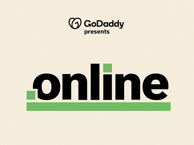 GoDaddy .online Logo Design branding graphic design logo logo design