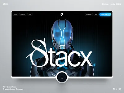 StacX NFT Website blockchain collection crypto design landing landingpage marketplace nft ui uiux ux web web3 website