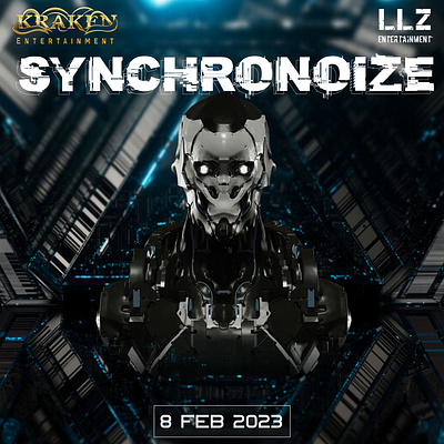 Synchronoize Event Poster design event flyer graphic design poster