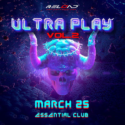 Ultra Play Vol.2 Event Poster design event flyer graphic design poster